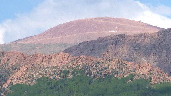 Pikes Peak viewed from the west